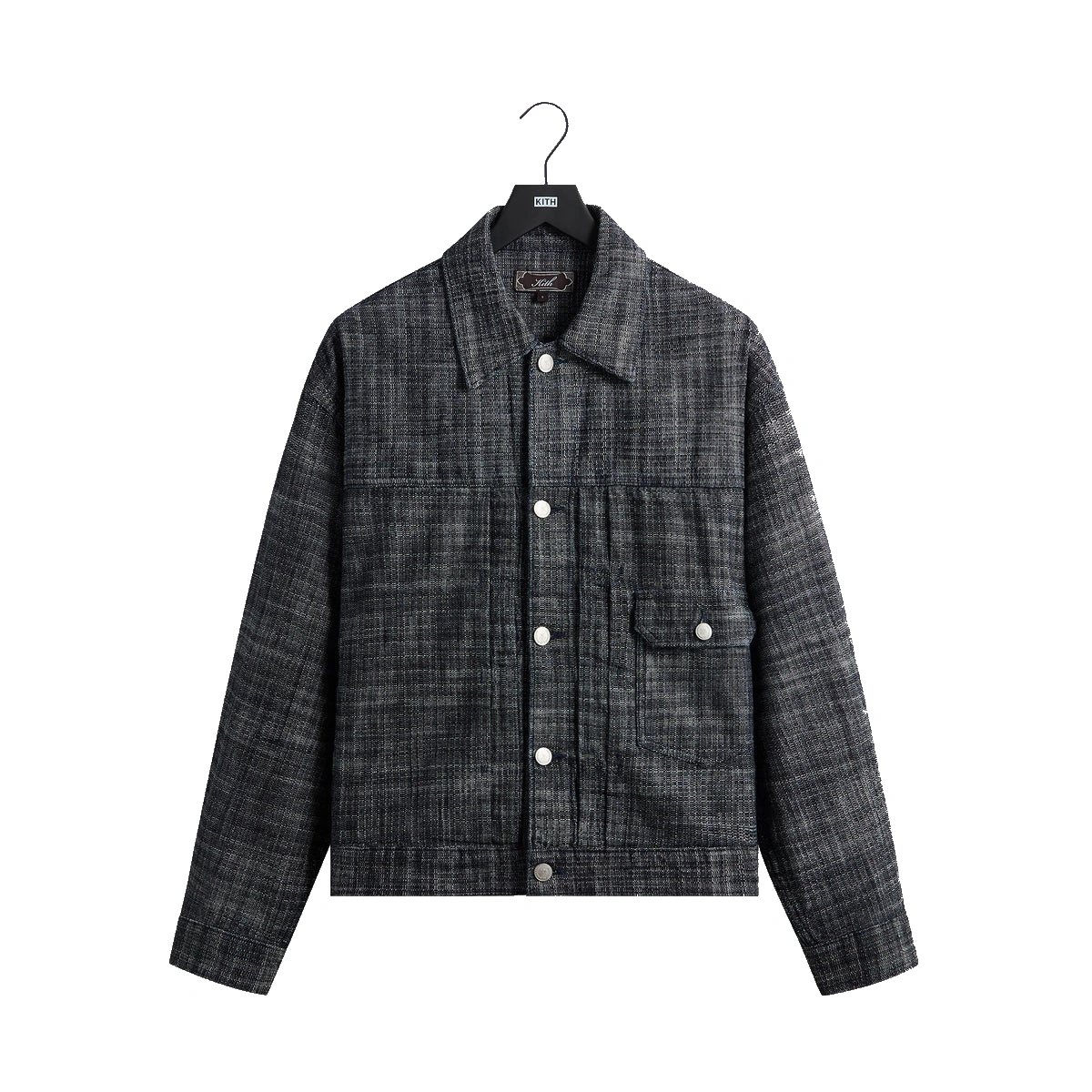 Kith Textured Indigo Alonzo Jacket Dark Indigo