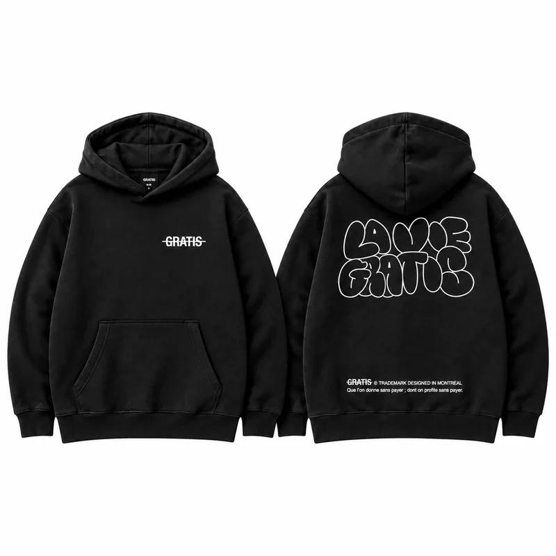 GRATIS La Vie Gratis Premium Hoodie — view 1