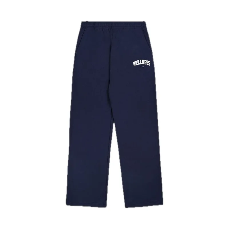 Sporty & Rich Wellness Ivy Wide Sweatpant Dark Navy