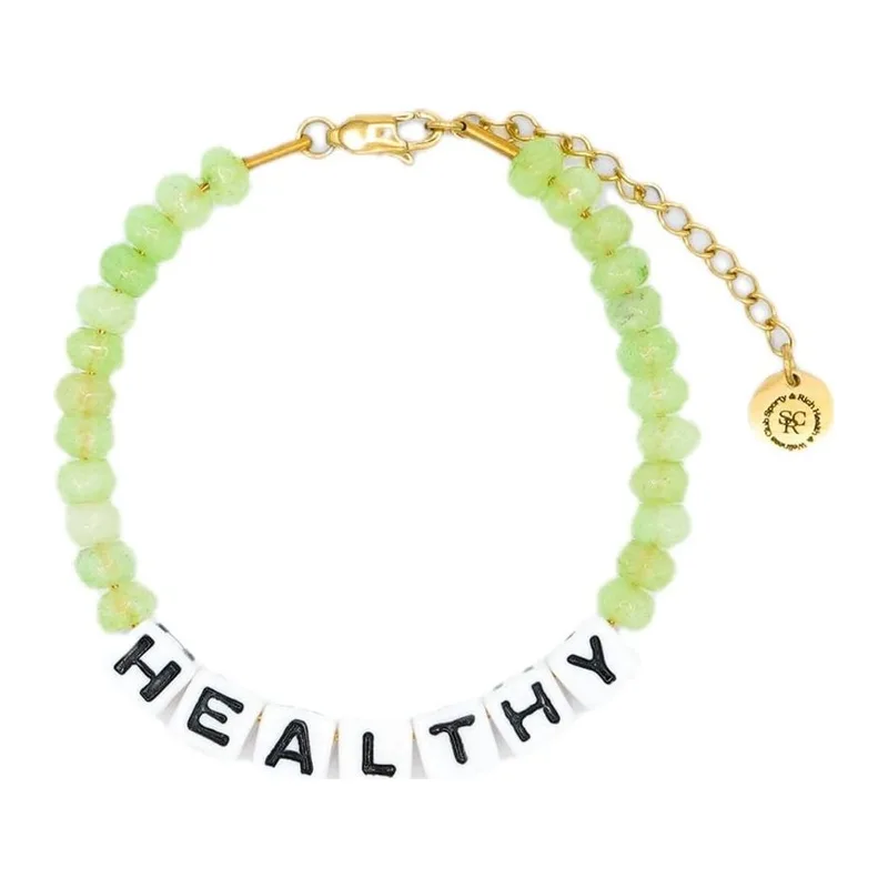 Sporty & Rich Healthy Pearl/Bead Bracelet Pearl