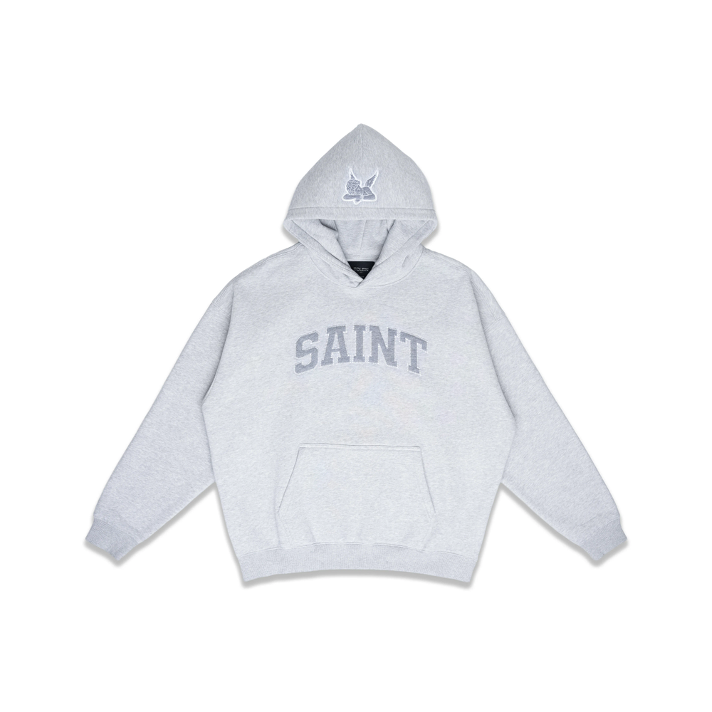 Saint Heavyweight Brushed Hoodie Sterling