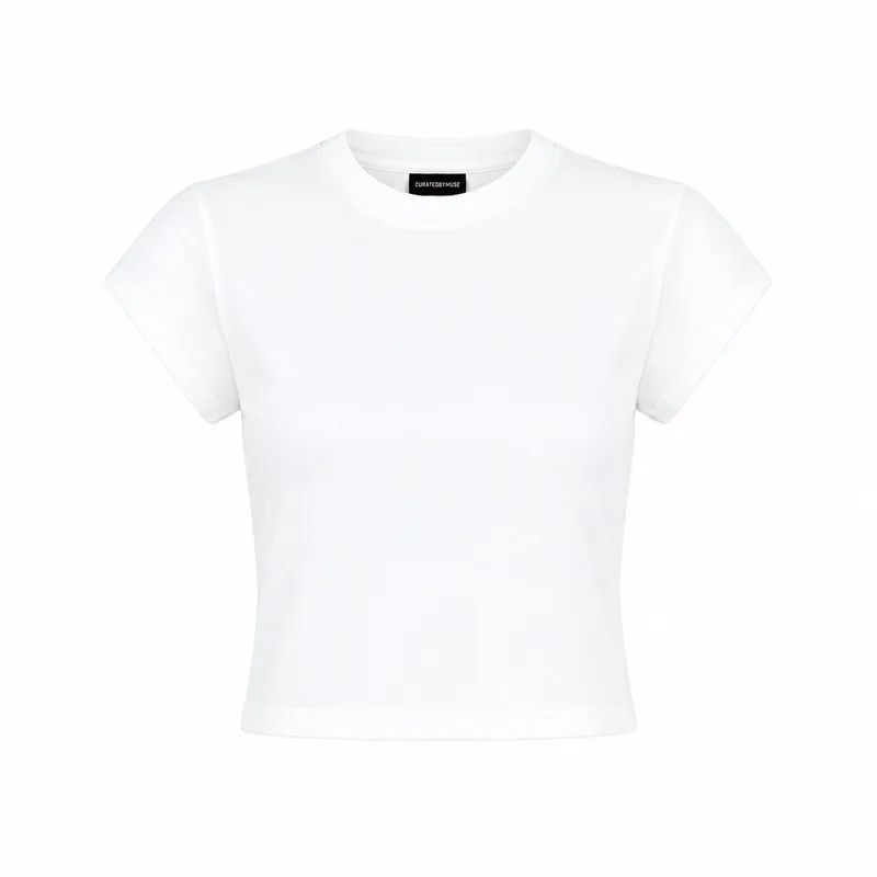 CBM Soft Cotton Mini Tee Gardenia