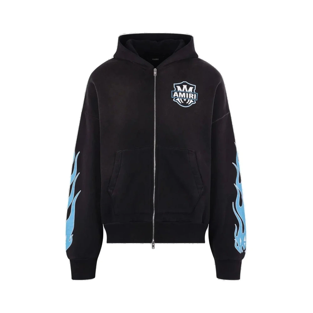 Amiri MA Flames Zip Hoodie