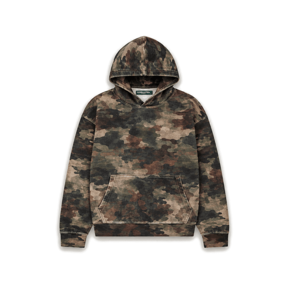 Kuwalla Tee Vintage Camo Hoodie Paint Brush Camo