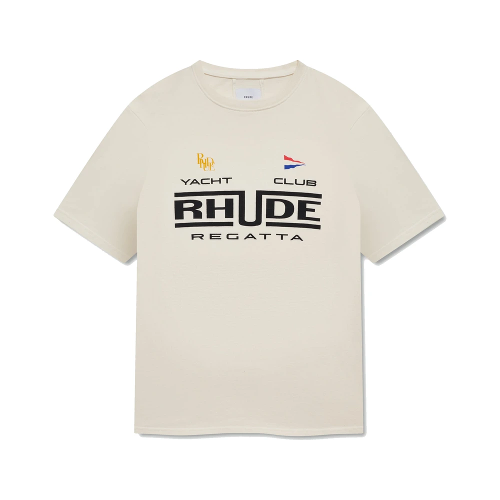 Rhude Regatta Club Tee Vintage White / Black
