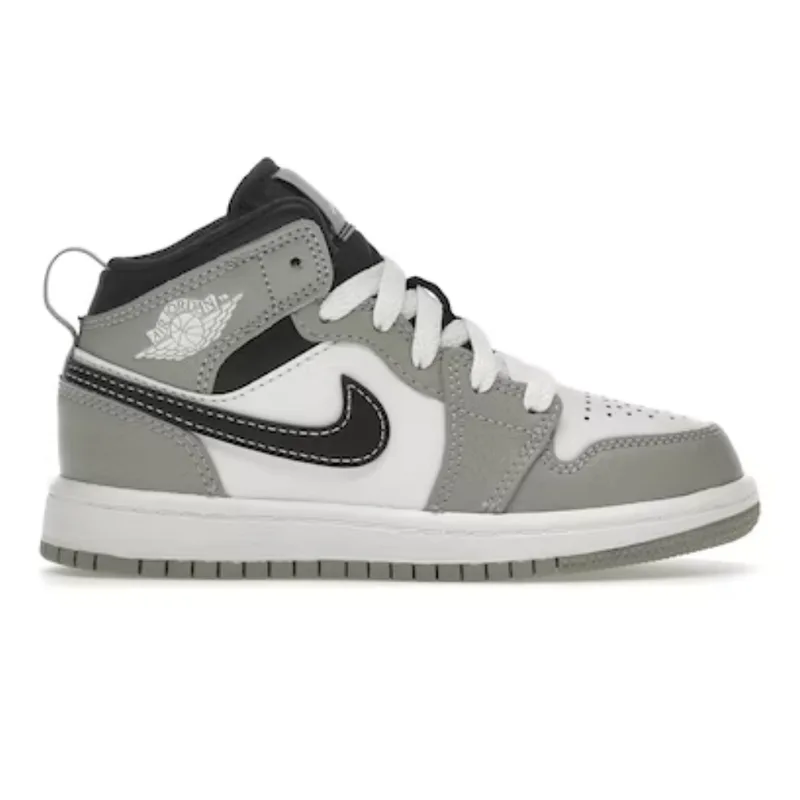 Jordan 1 Mid Light Smoke Grey (2022) (petit enfant)