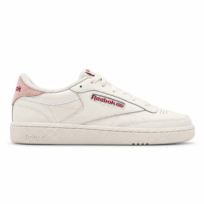 Reebok Club C 85 Cream (Women's) — right-facing side profile on white
