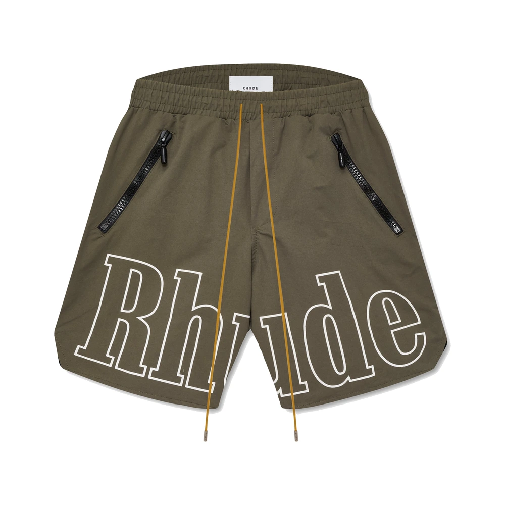 Rhude Rh Logo Shorts Taupe