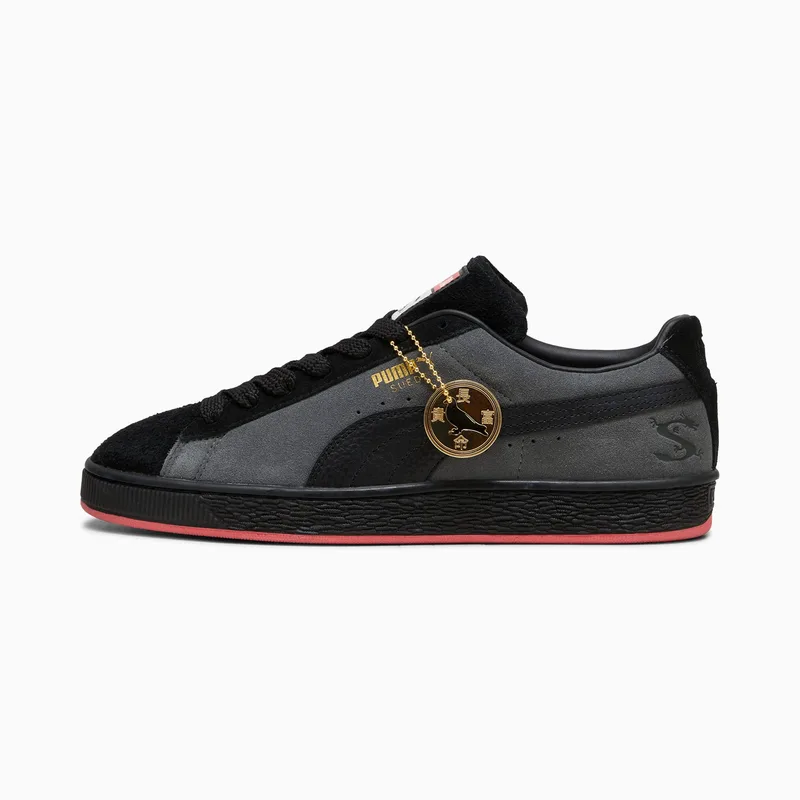 PUMA x STAPLE Suede I Black Shadow Gray side view