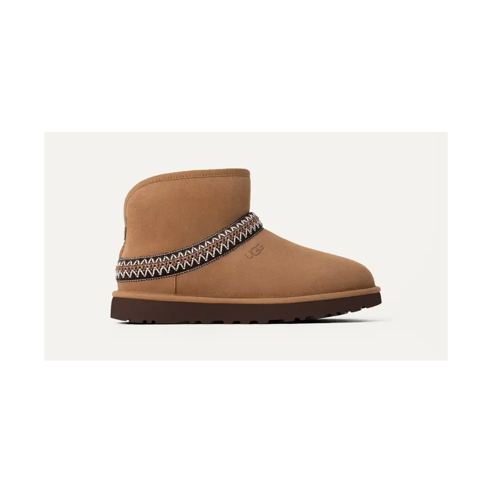 UGG Classic Mini Crescent Chestnut Tan