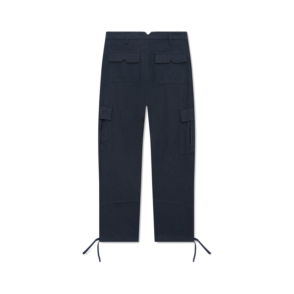 Rhude Linen Parachute Pant Navy