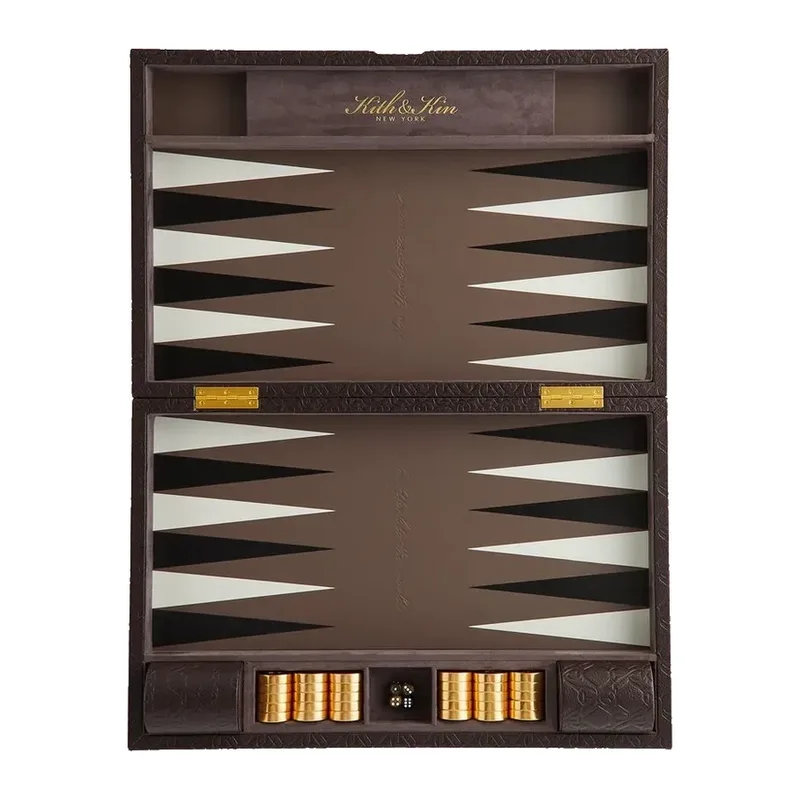 Kith Crest Monogram Backgammon Board Incognito