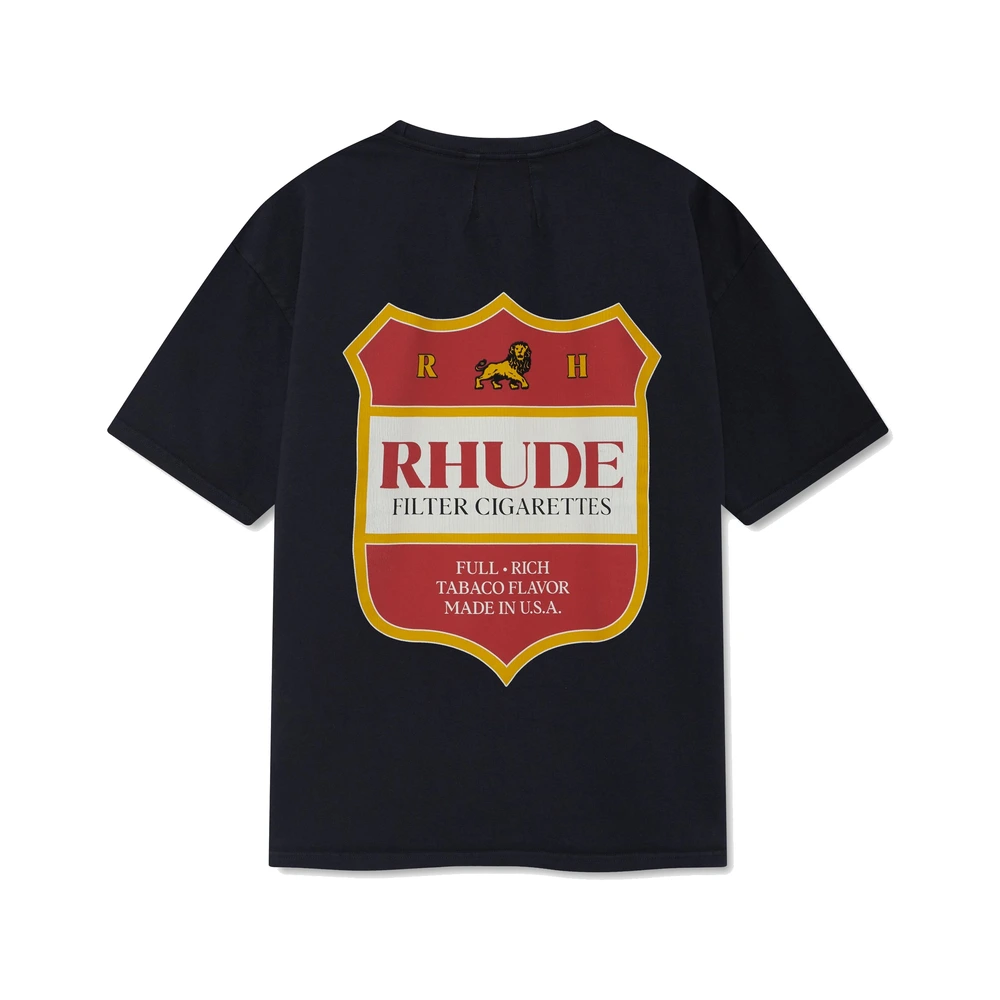 Rhude Filtaro Crest Tee Vintage Black / Red / Yellow