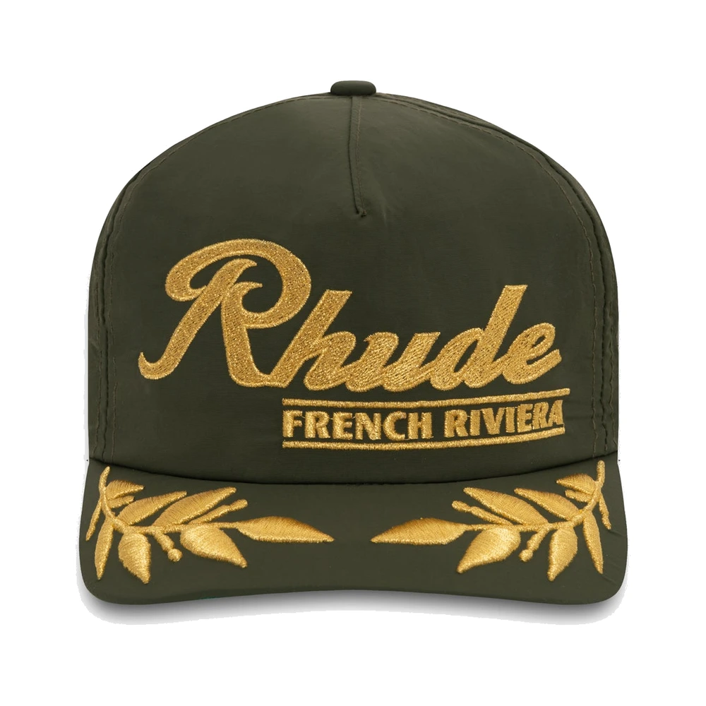 Rhude French Riviera Hat Green / Gold