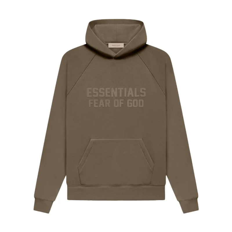 Fear of God Essentials Hoodie Wood