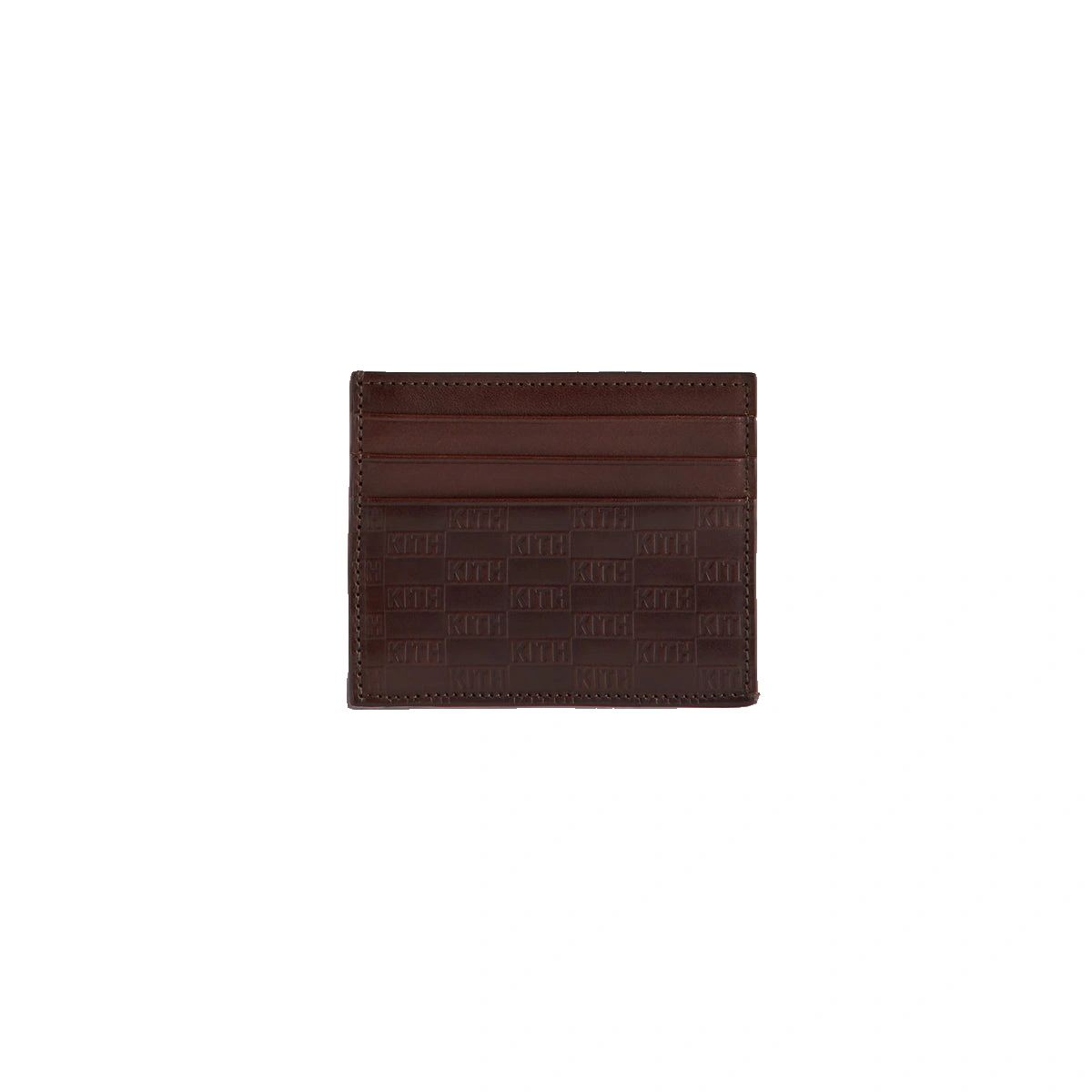 Kith Monogram Leather Card Holder Incognito