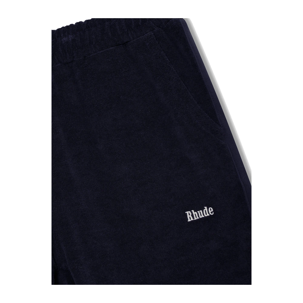 Rhude Towel Cuffed Hampton Track Pant Navy / White