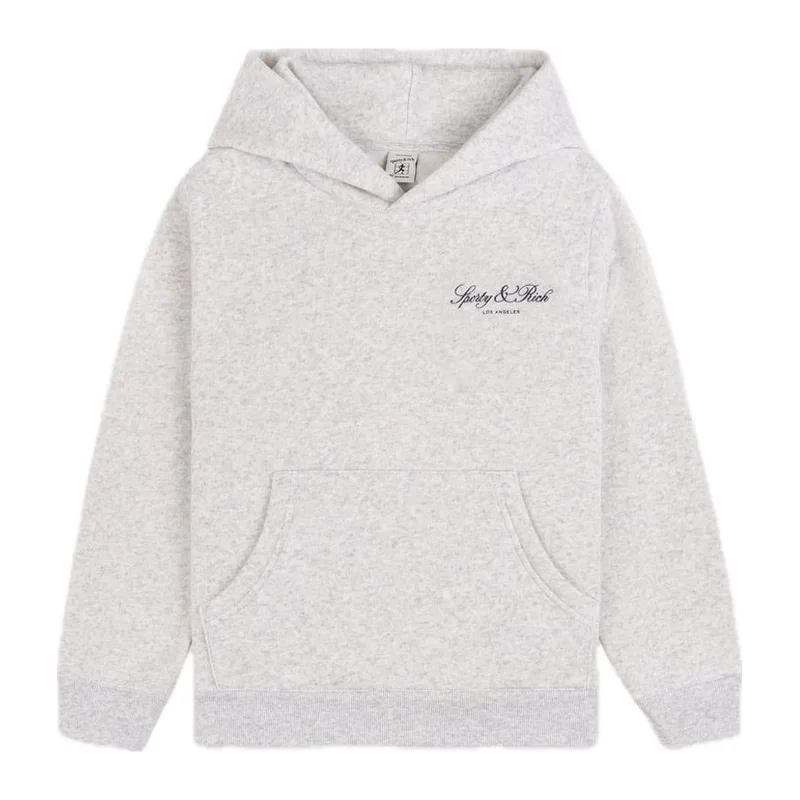Sporty & Rich Vendome LA Kids Hoodie Heather Gray