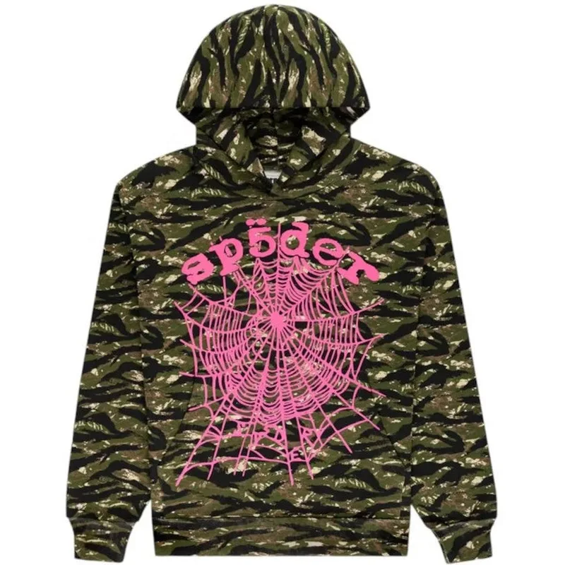 Sp5der OG Web V2 Tiger Camo Hoodie