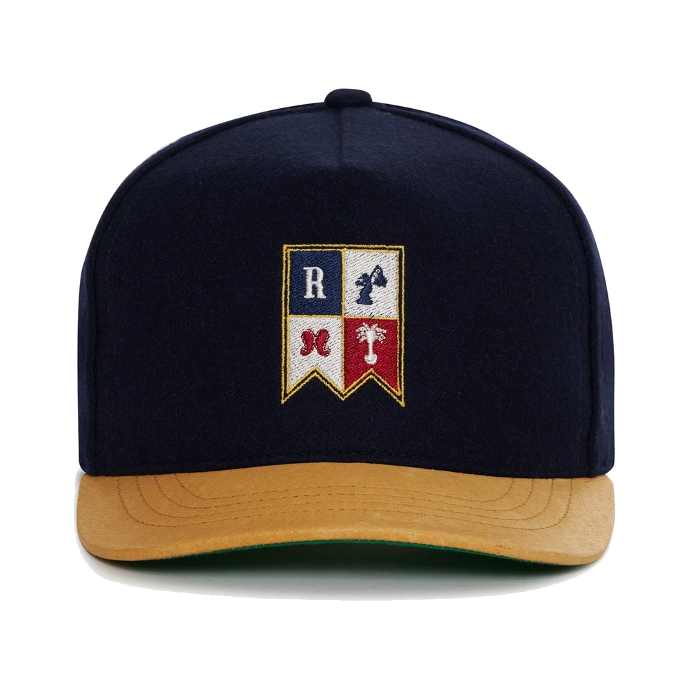 Rhude Harbor Crest Hat Navy / Brown