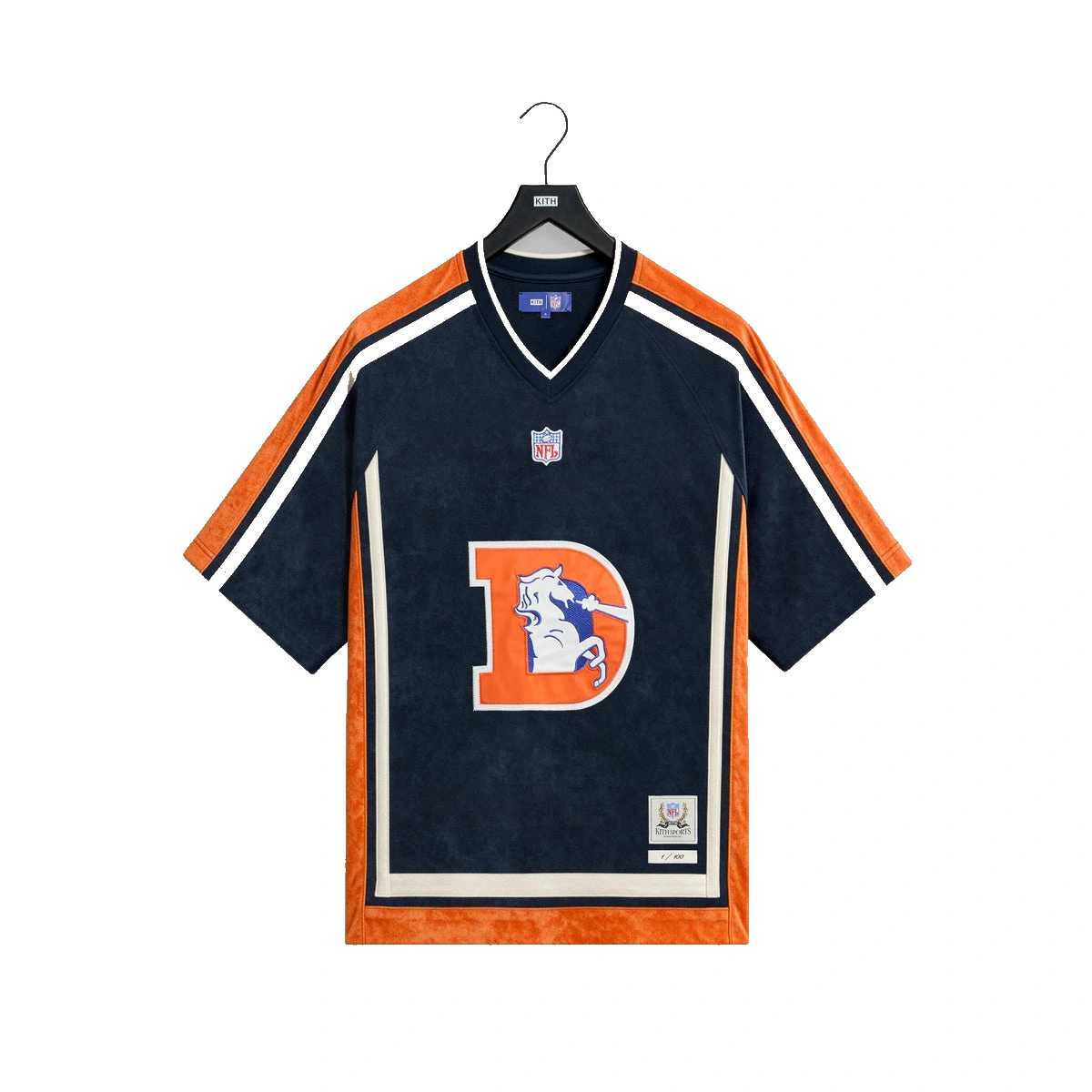 Kith & the NFL for the Denver Broncos Leon Shirt Nocturnal