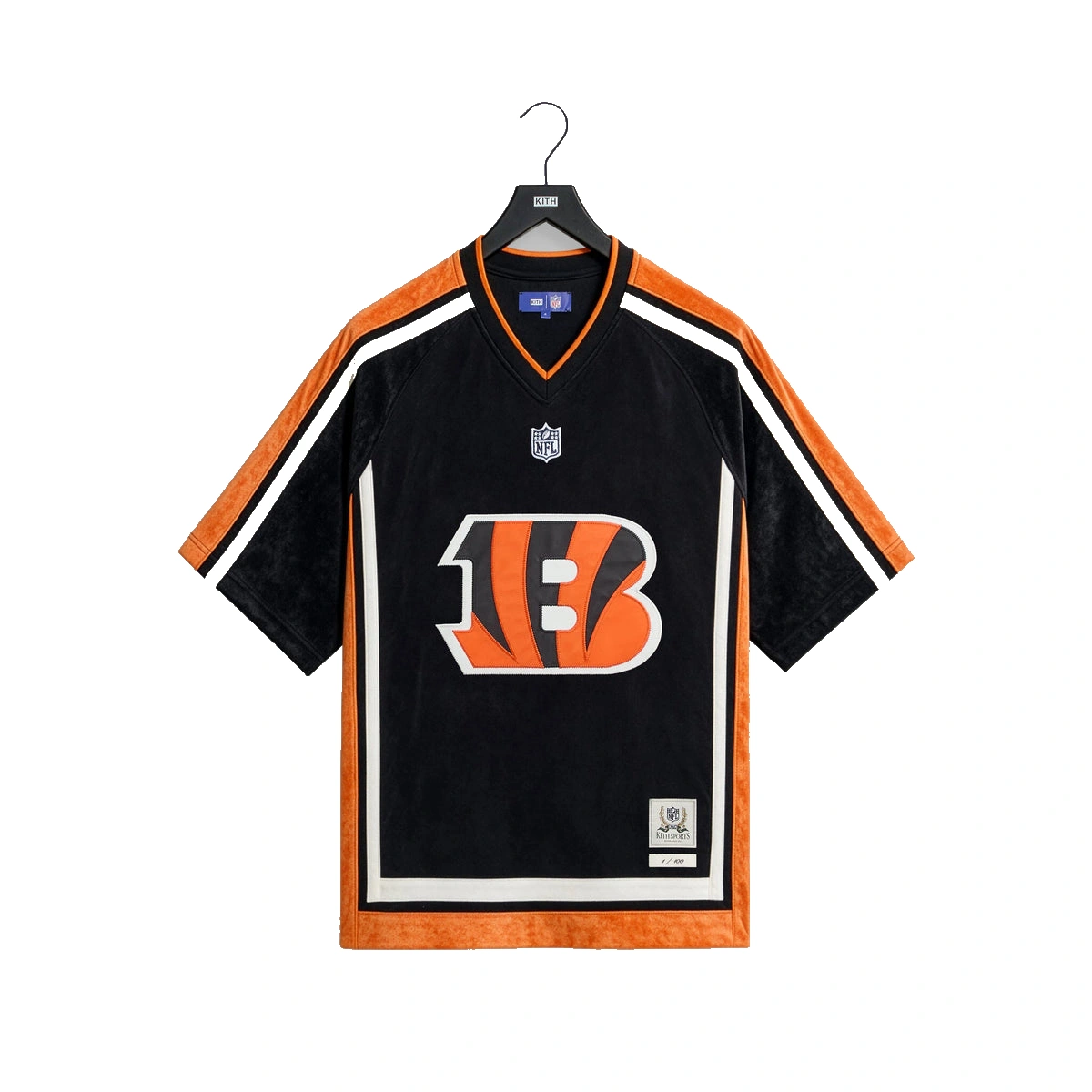 Kith & the NFL for the Cincinnati Bengals Leon Shirt Black