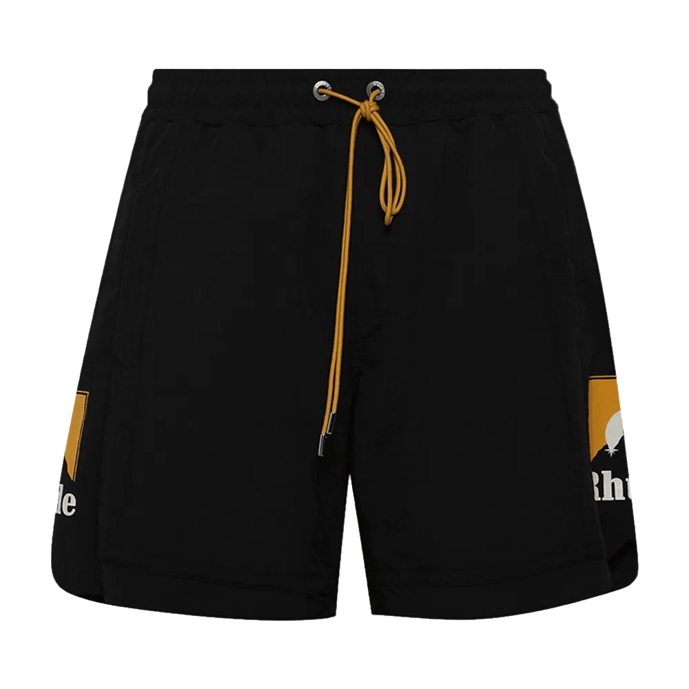 Rhude Moonlight Logo Short Noir