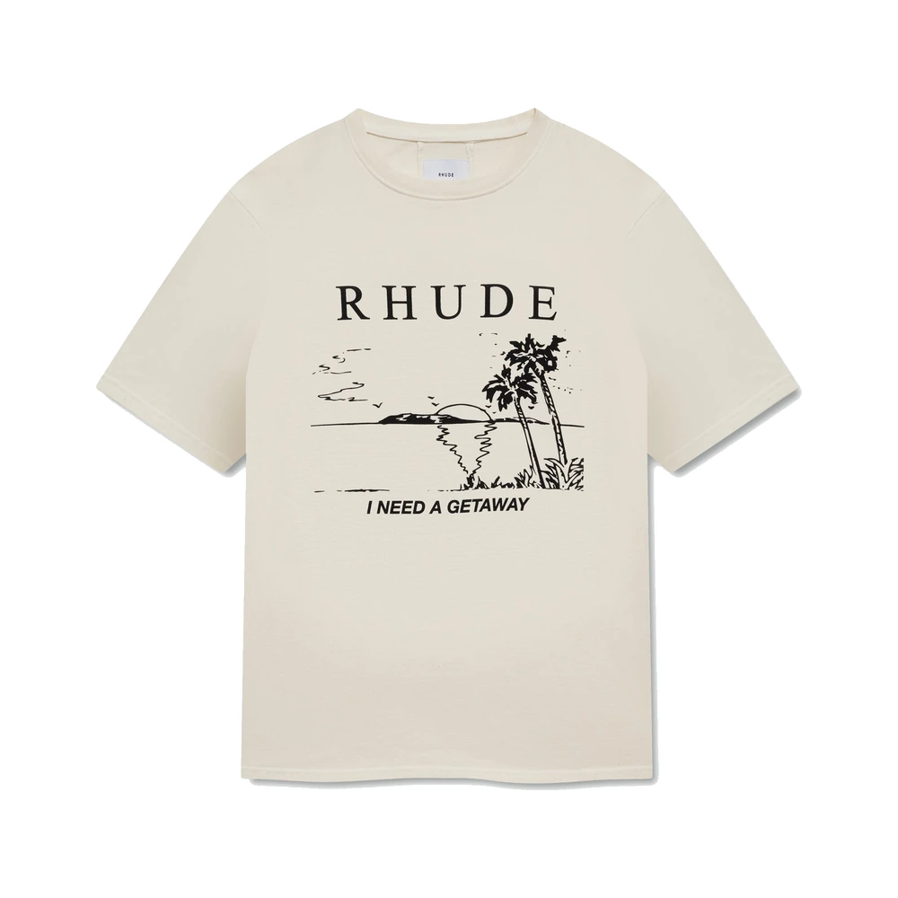 Rhude I Need A Getaway Tee Vintage White / Black