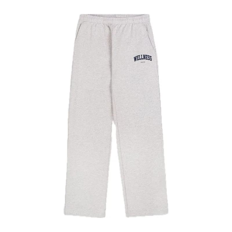 Sporty & Rich Wellness Ivy Wide Sweatpant Heather Gray