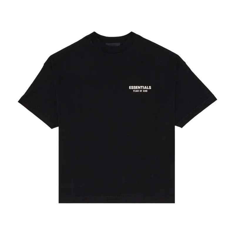 Fear of God Essentials Jersey Crewneck T-Shirt Black