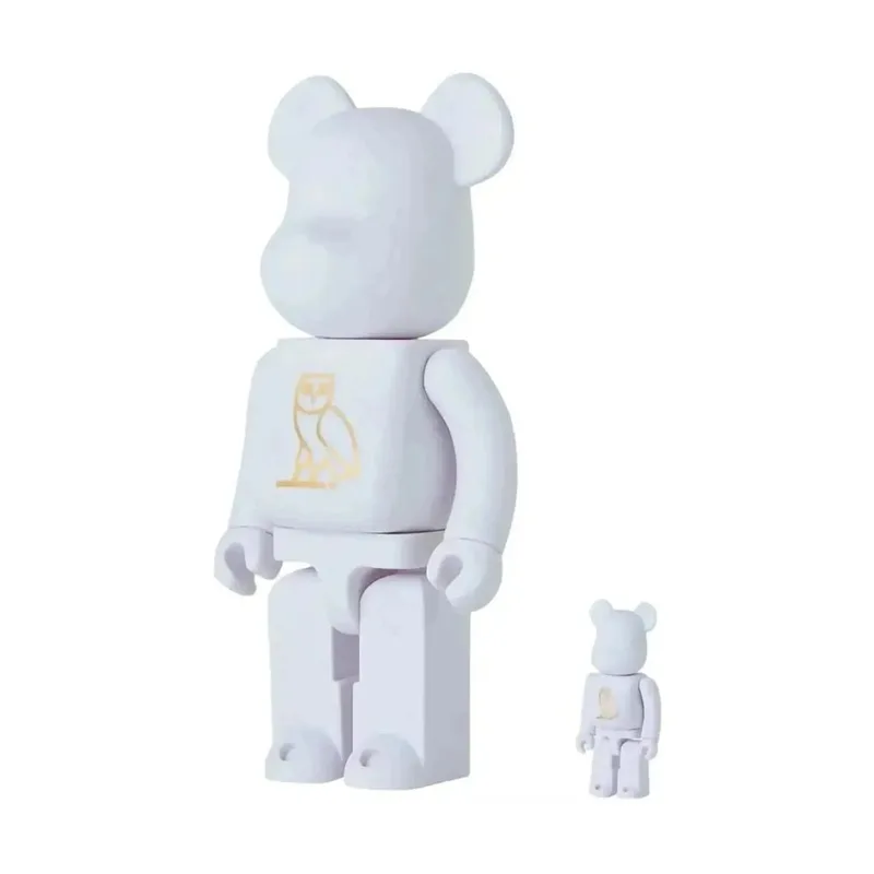Bearbrick x OVO 100% & 400% Set Pearl White