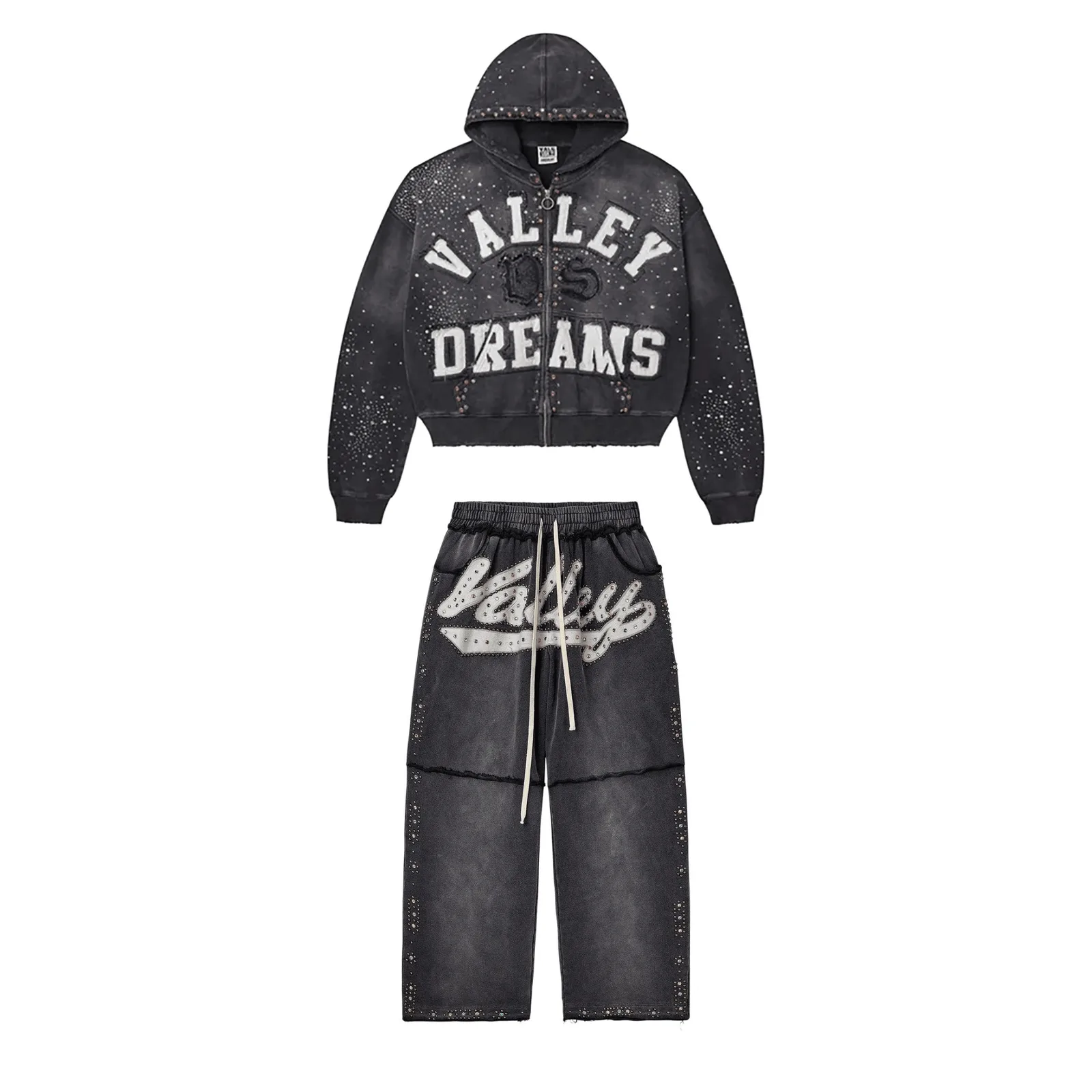 Vale Forever Skittle Tracksuit Jeweled Black