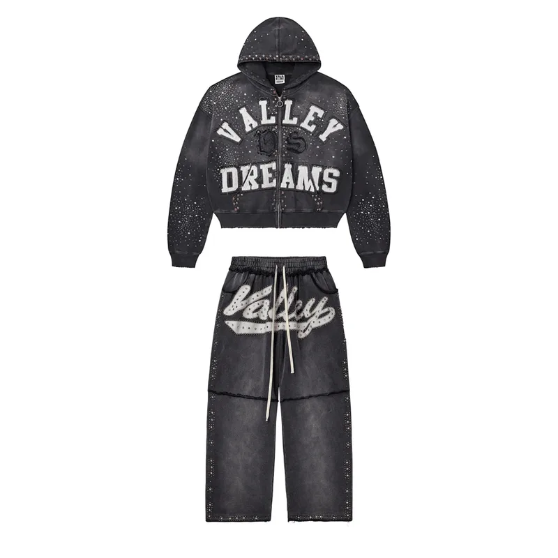 Vale Forever Skittle Tracksuit Jeweled Black