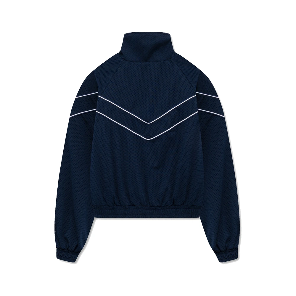 Rhude Mesh Piping Raglan Track Jacket Navy / White