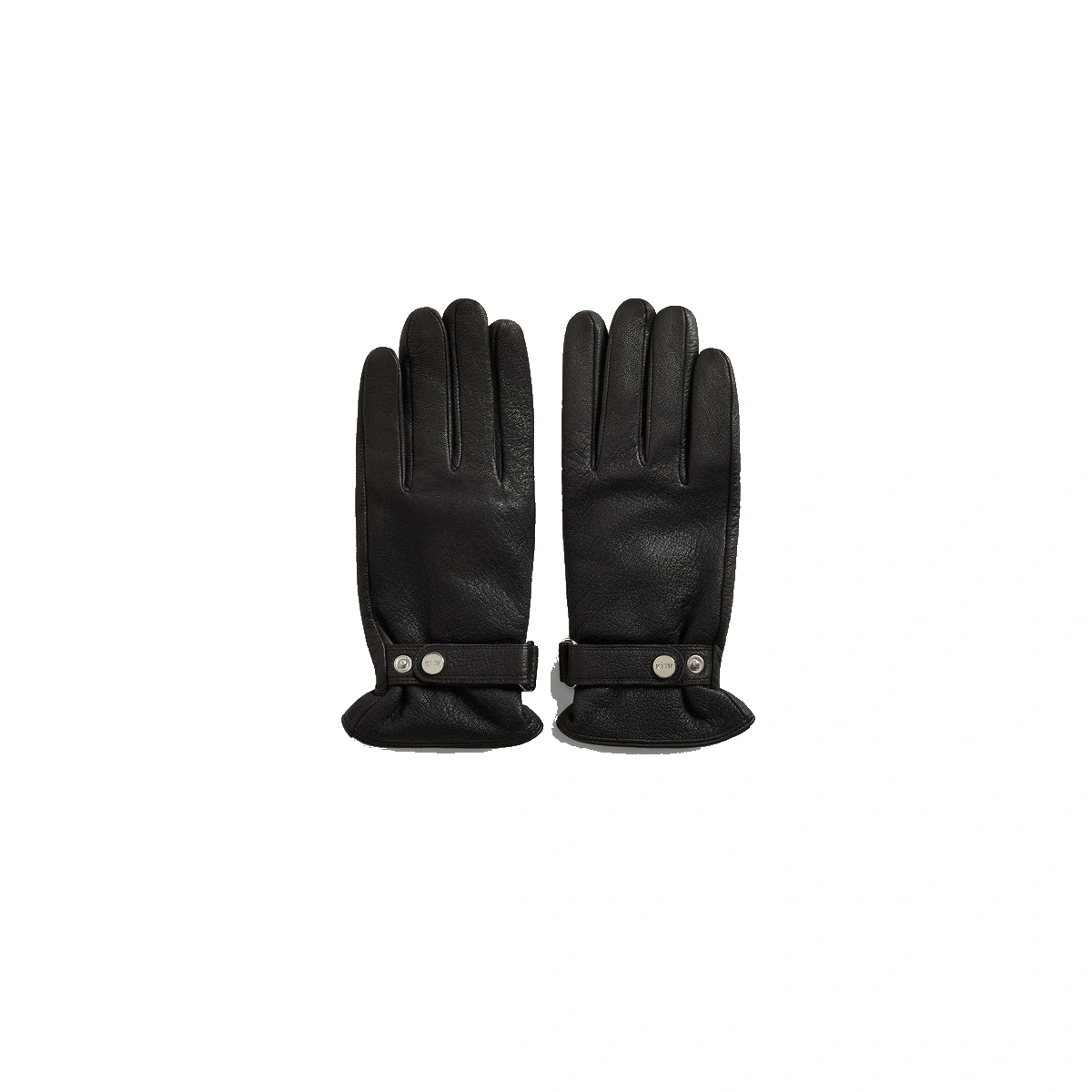 Kith Tumbled Leather Manhattan Gloves Black