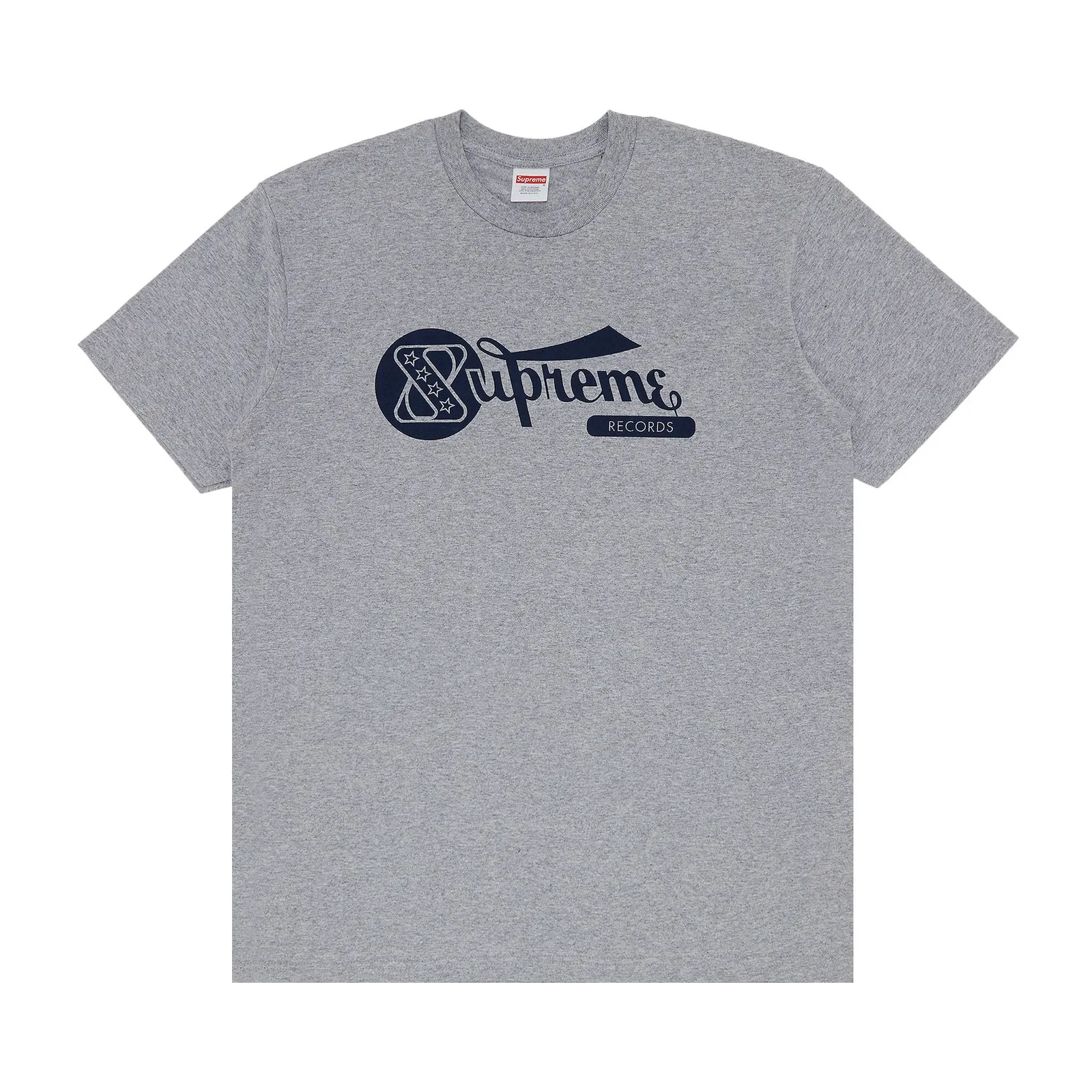Supreme T-shirt Records Gris chiné