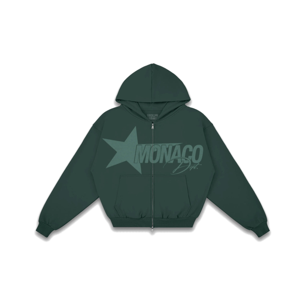 Monaco Social Club The Monaco Dept. Hoodie Pine Green