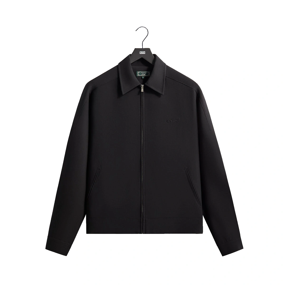 Kith Midweight Double Weave Huron Jacket Black