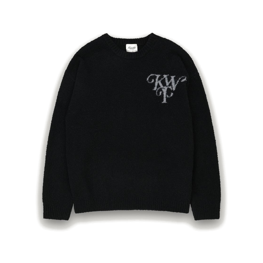 Kuwalla Tee Monogram Knit Crew Black