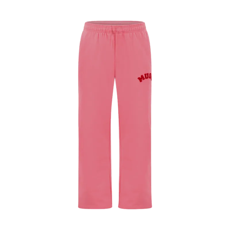 CBM Heavyweight Chenille Straight Joggers Blush