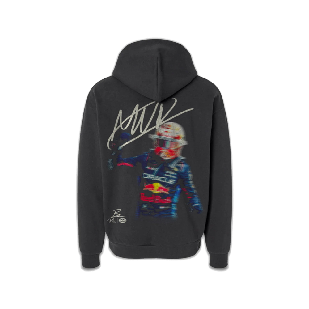 Monaco Social Club Max Verstappen Blur Hoodie Black