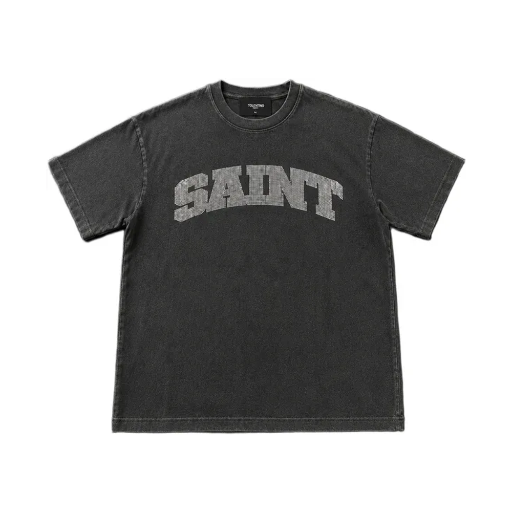 Saint Washed T-Shirt Gunmetal