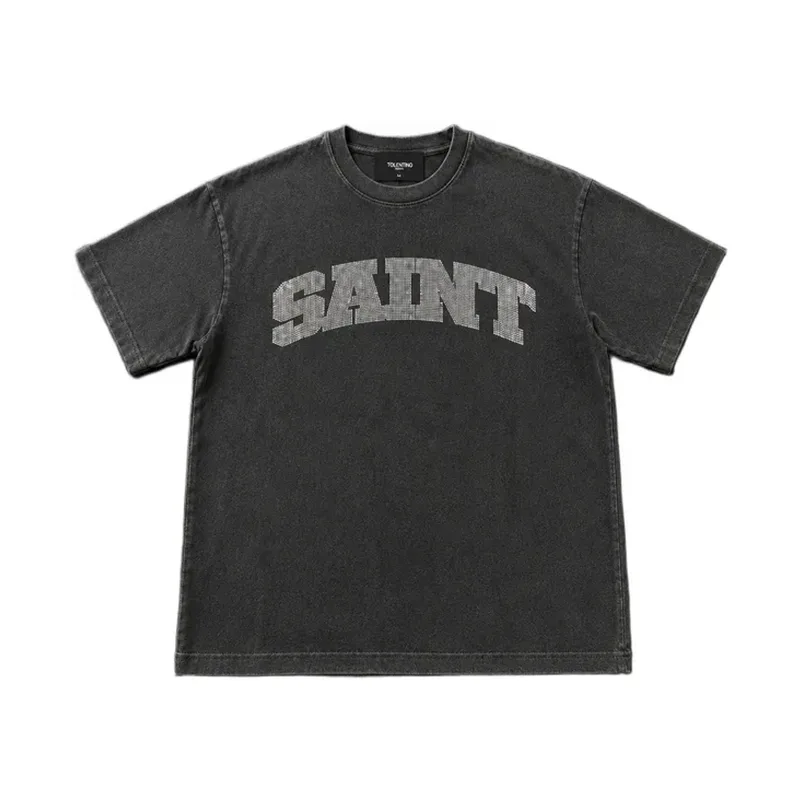 Saint Washed T-Shirt Gunmetal