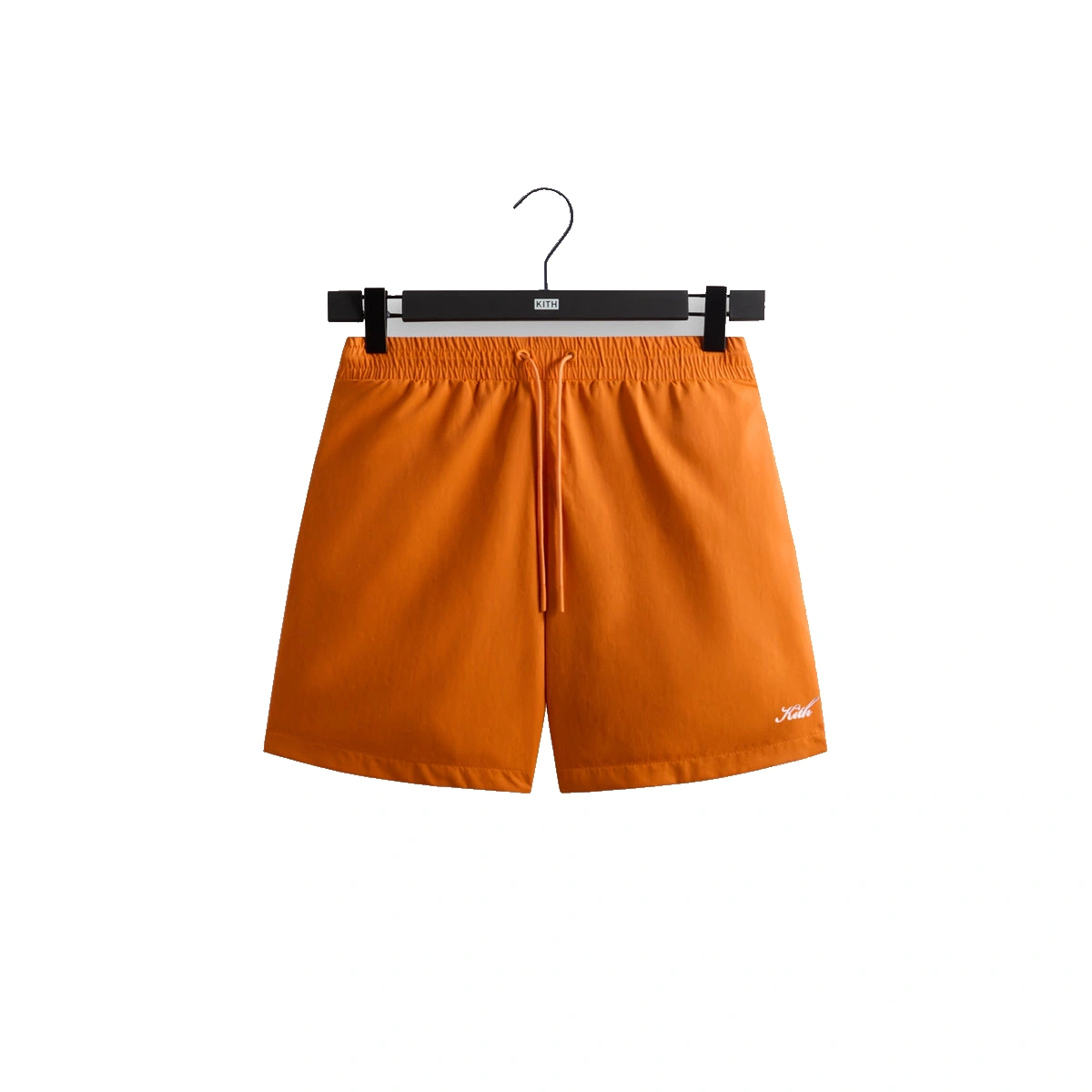 Kith Garment Washed Nylon Active Swim Short Clementine