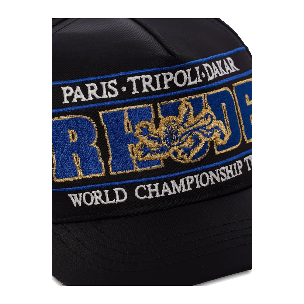 Rhude Chrono Hat Black / Blue / Gold
