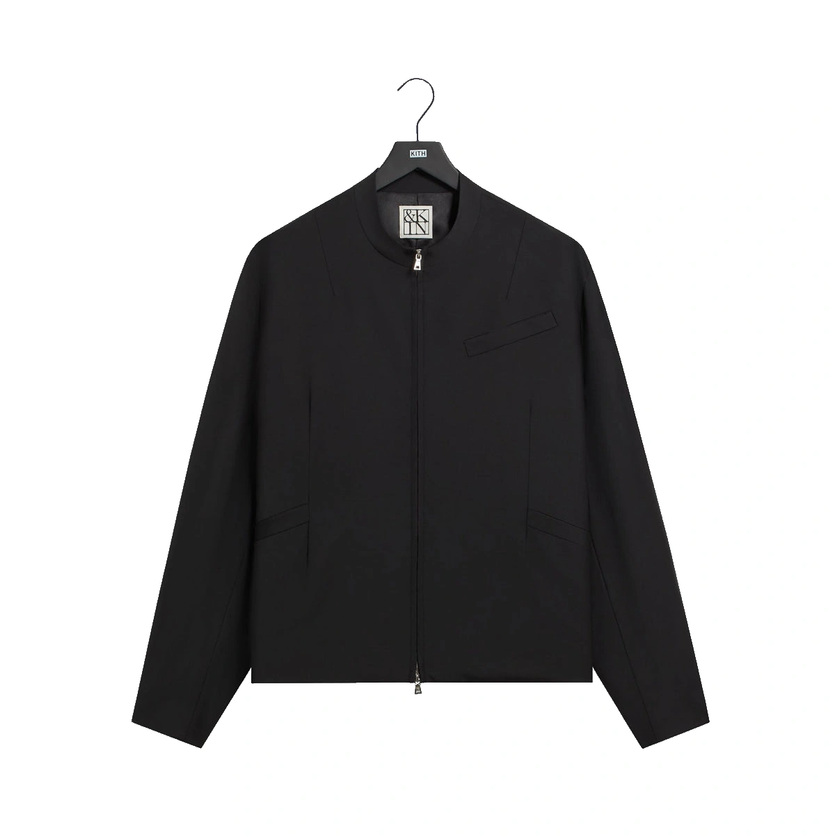 &Kin Tropical Wool Denez Jacket Black