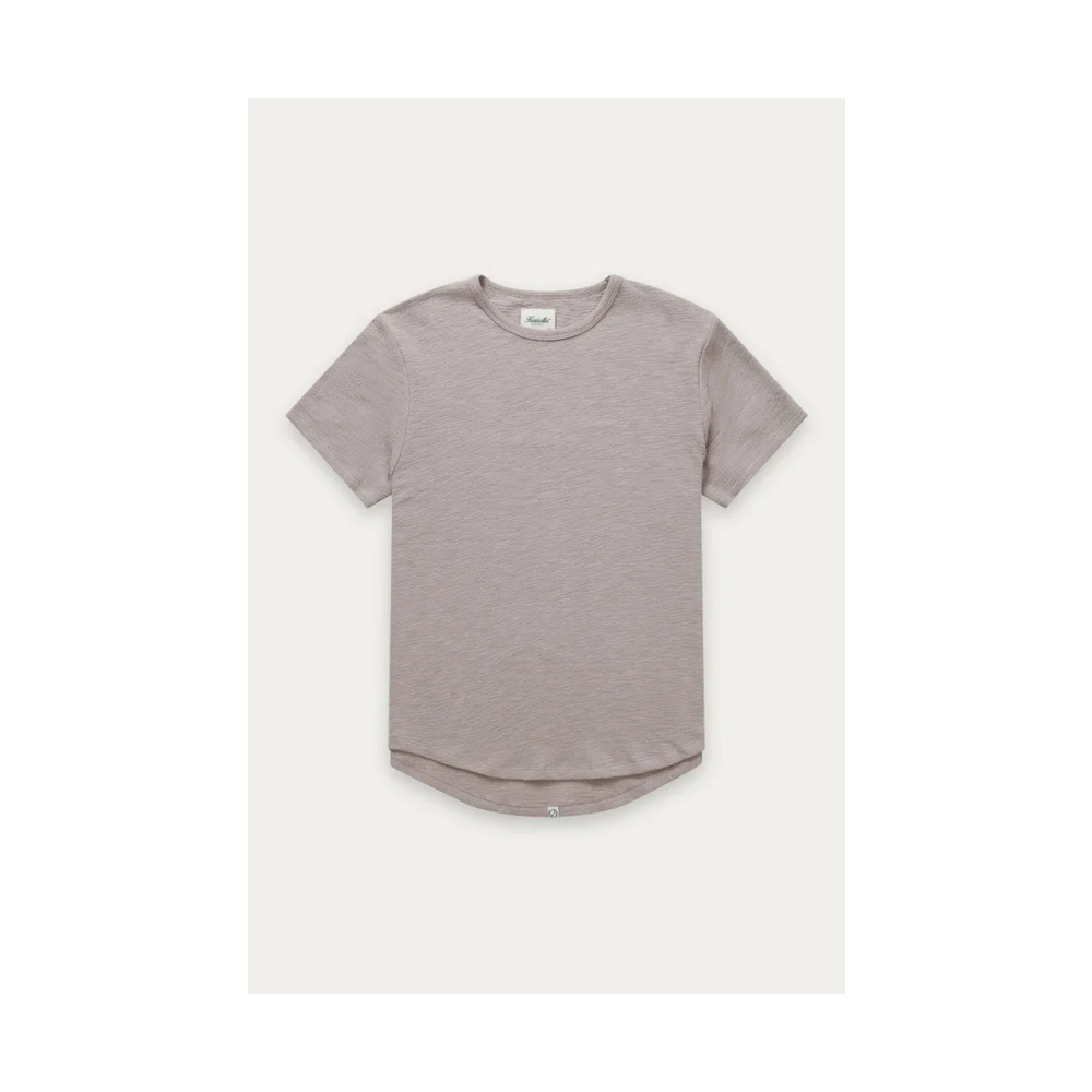 Kuwalla Tee Slub Hi Lo Tee Taupe