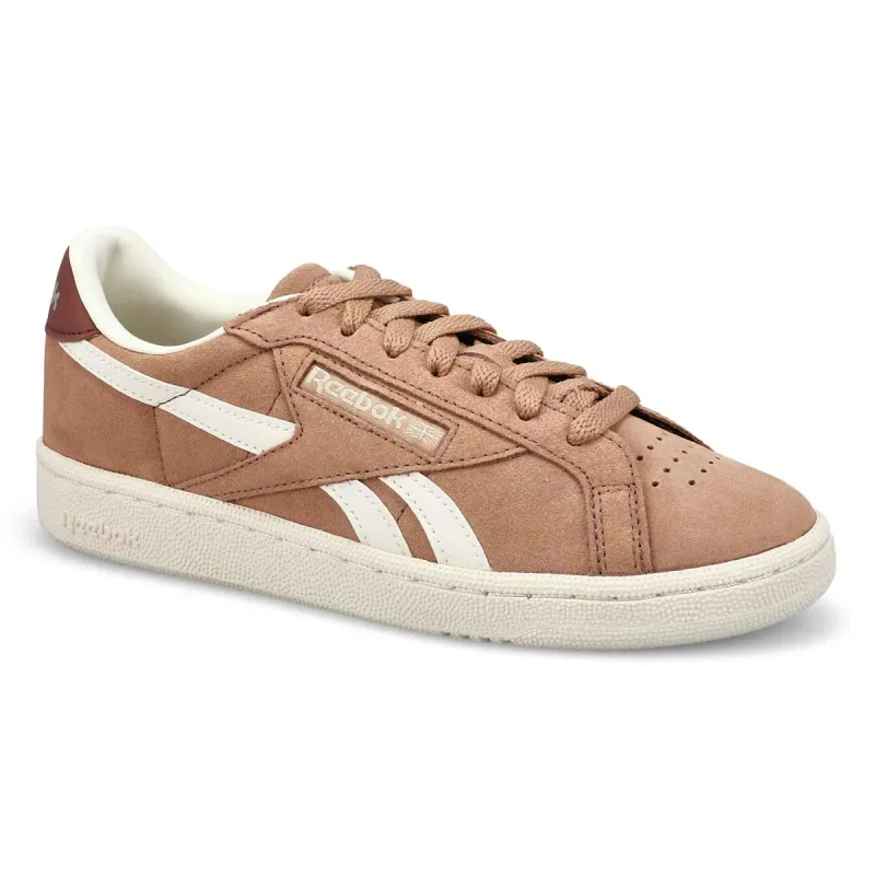 Reebok Club C Grounds UK Earth Chalk Scorched Earth (Women's) — right-facing profile on white