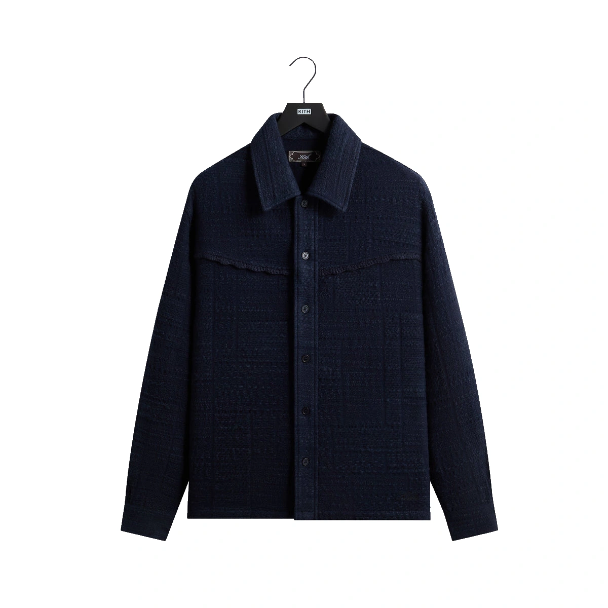 Kith Patchwork Tweed Johnson Shirt Nocturnal