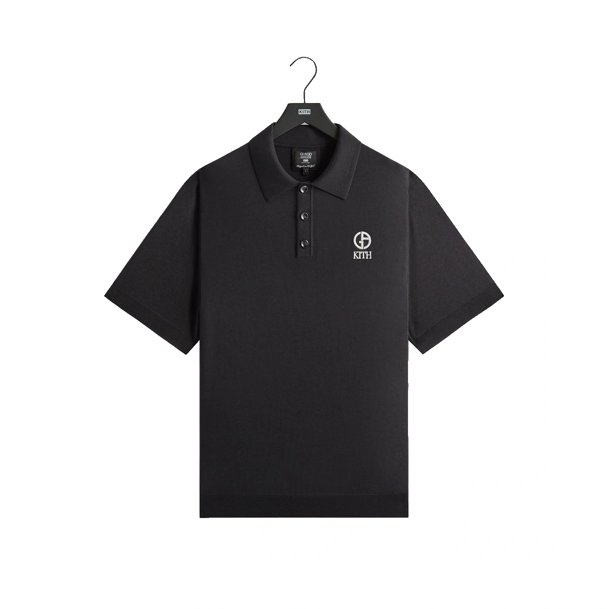Giorgio Armani & Kith Tilden Knit Polo Ghost